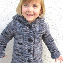 126-Children's Bulky Top Down Coat Pattern